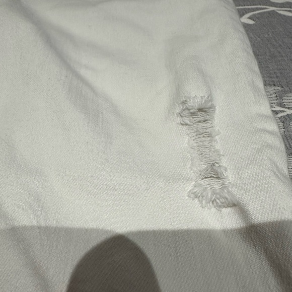 Spanx small white distressed jeans - Picture 7 of 9